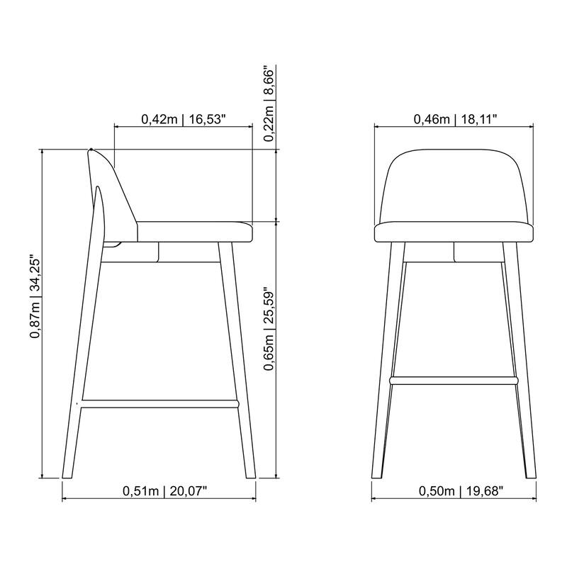 Tonia Counter and Bar Stool