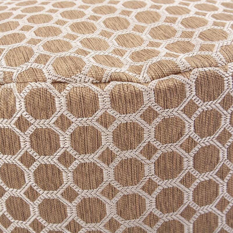 Allan Andrews Contemporary Foot Pouf, Pyth Collection