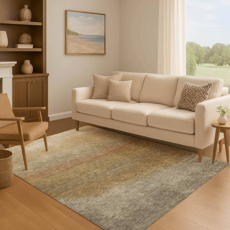 Premium Washable Super Soft Abstract Ombre Mayfield Rug