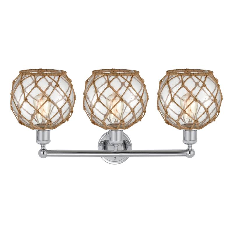 Innovations Lighting Endless Possibilities Edison - Farmhouse Rope - 3 Light 26" Bath Vanity Light