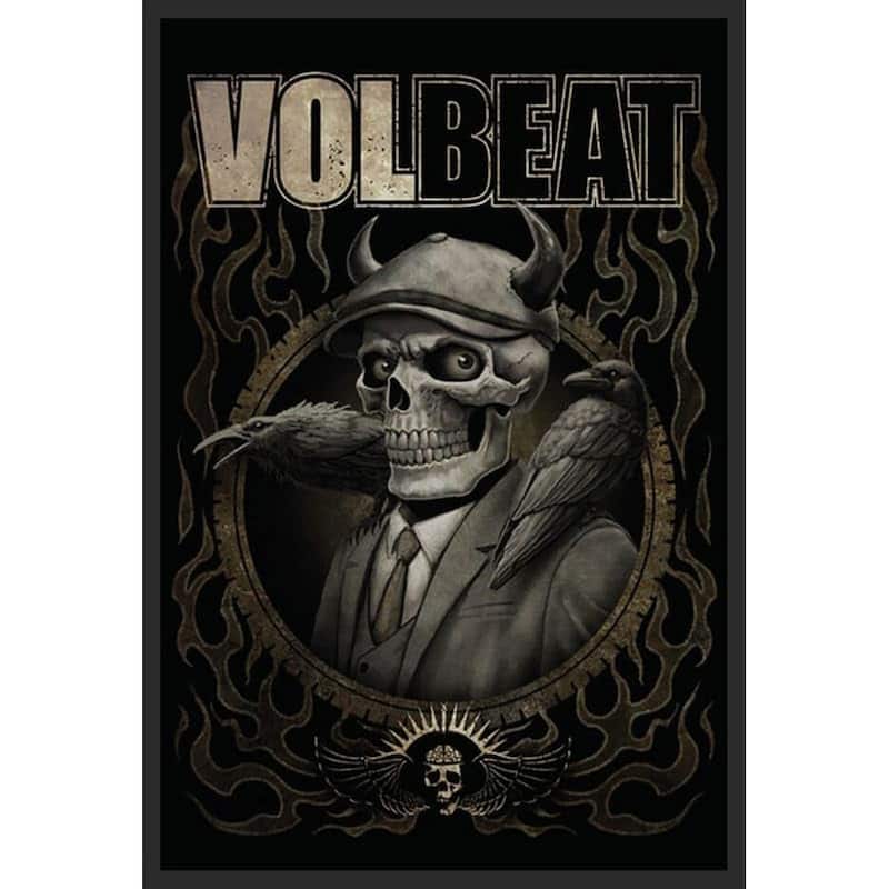 Volbeat Skeleton Album Framed Poster - 24 x 36 Inch