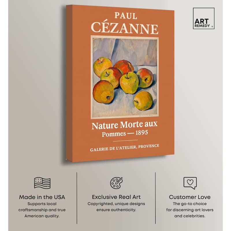 Apples of Cezanne Canvas by Art Remedy, Gallery Wrapped
