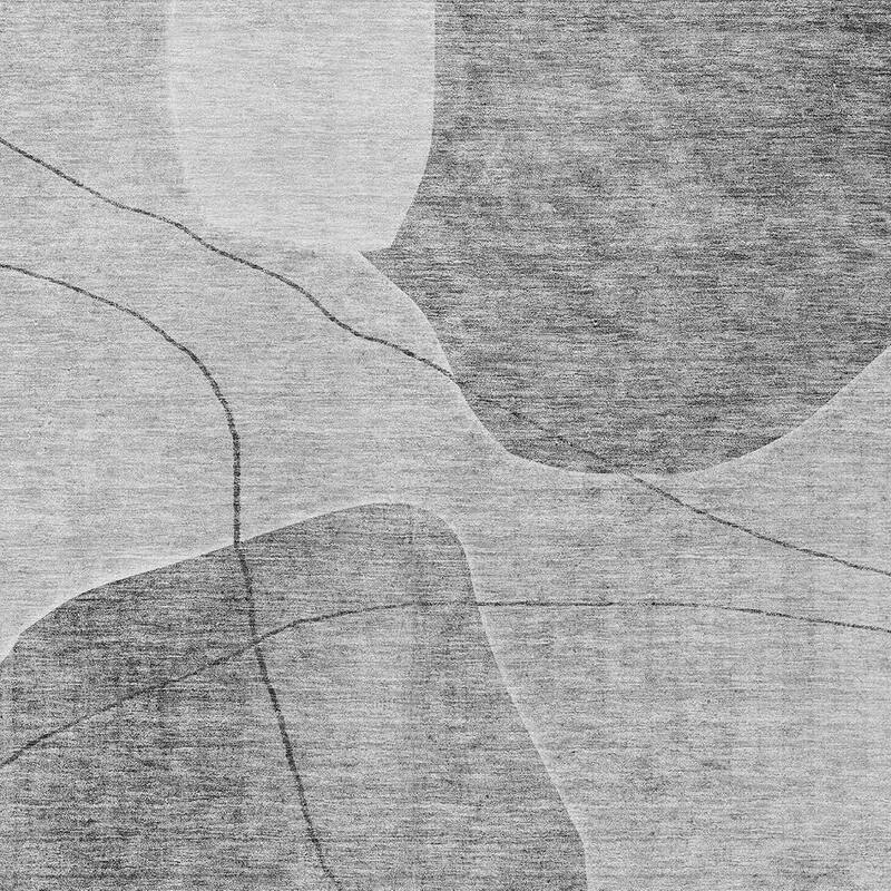 HomeRoots Abstract Transitional Rectangle Outdoor Rug
