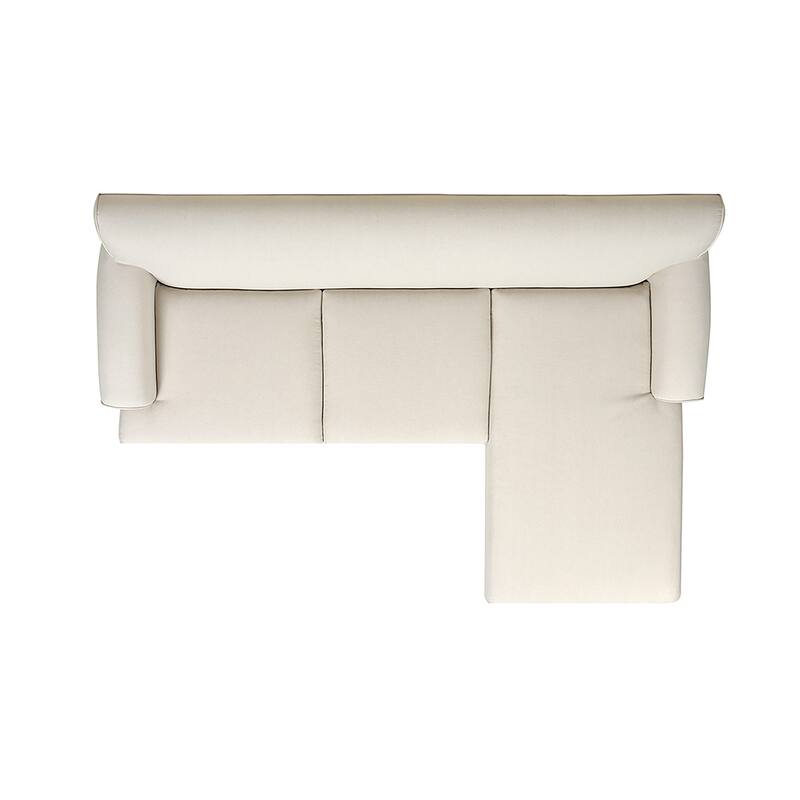 Alana 88" L Shape Reversible Chaise Sectional Sofa