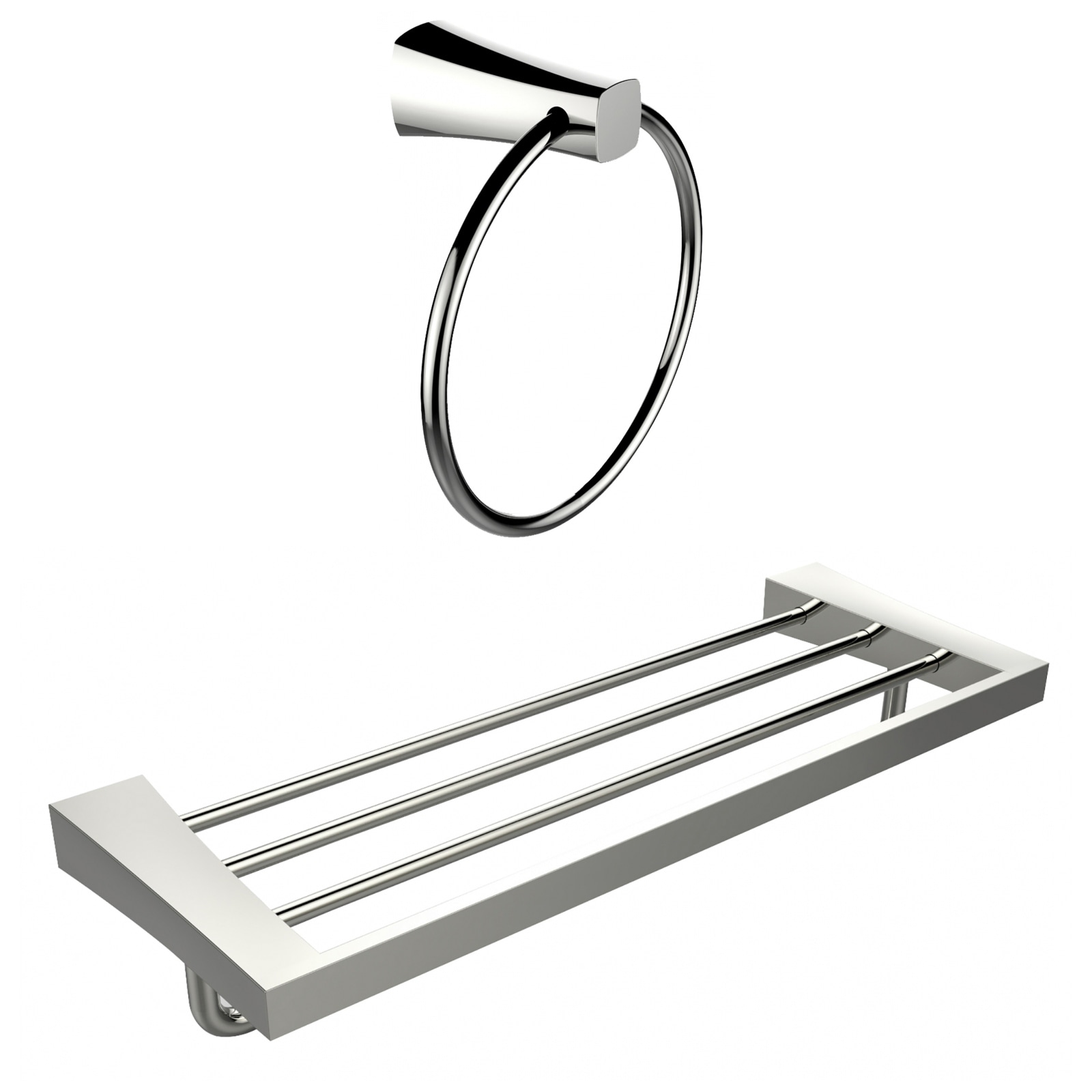Chrome plated towel rail deals