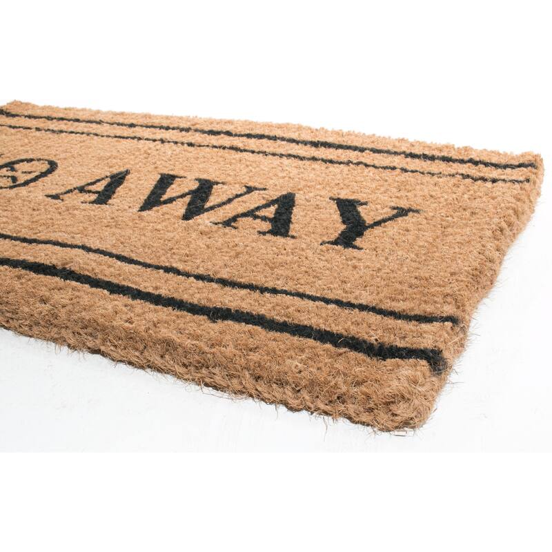 'Go Away' Coir Door Mat - Door Mat