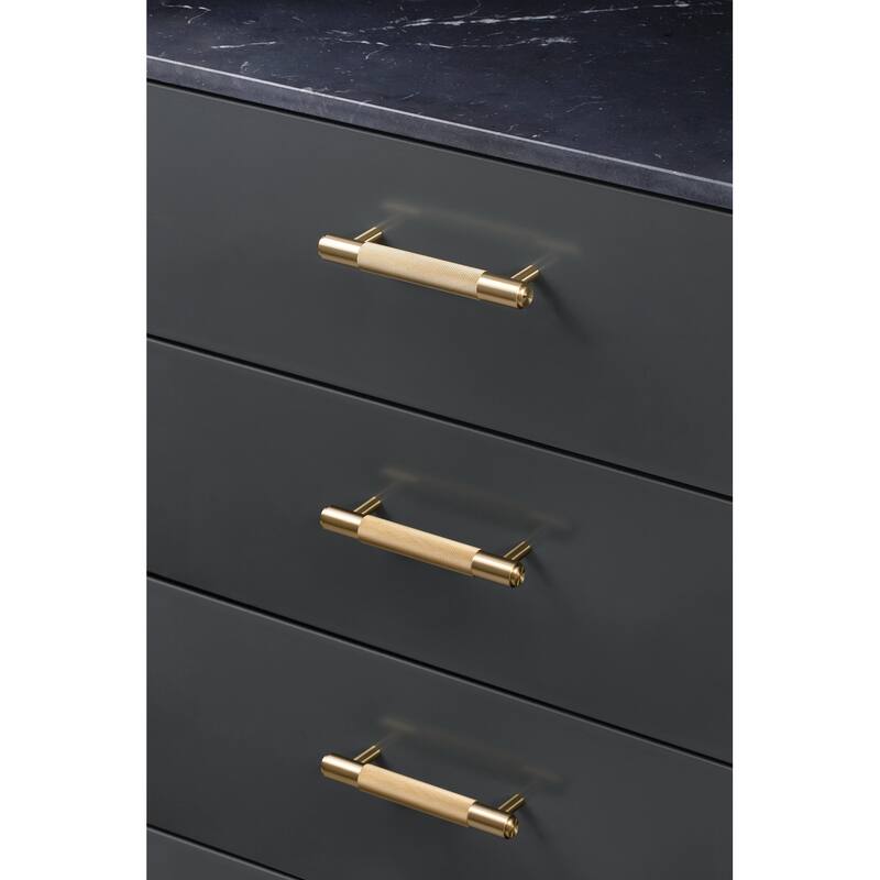 Buster + Punch UPB-054572 Cross 4-15/16" Center to Center Luxury - Brass