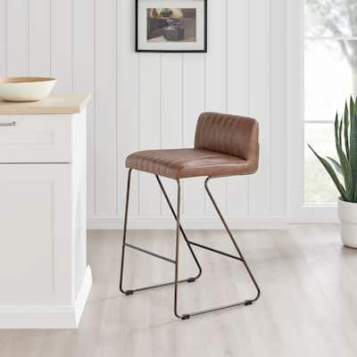 NPD Furniture Raoul Faux Leather Counter Stool