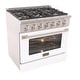 preview thumbnail 36 of 43, KUCHT 36 in. 5.2 cu. ft. Propane Gas Range with Sealed Burners and Convection Oven with interchangeable color door.