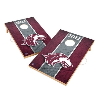 Vintage Southern Illinois Carbondale Salukis Regulation 2x4 Cornhole Set