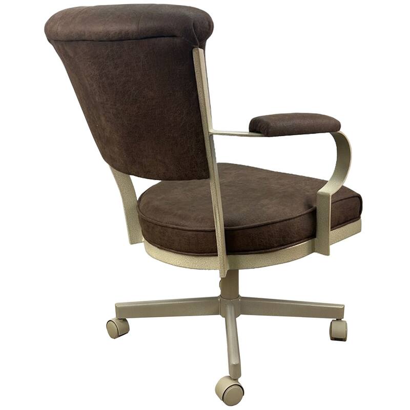 Miami Swivel Metal Caster Chair on Reading Base - 18" High Seat