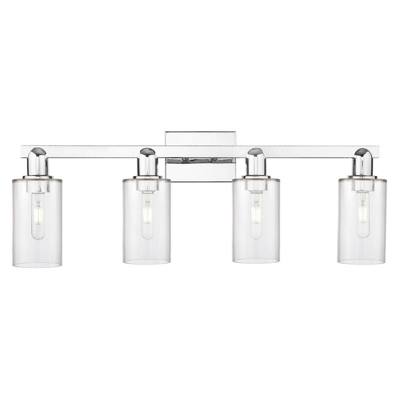Innovations Lighting Endless Possibilities Arcadia - Clymer - 4 Light 31" Bath Vanity Light - Clear/Polished Chrome