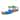 POP JUMP Tropical 27' Dual Lane Slip N Slide With Pool - Blue - 27' x 10' x 7'