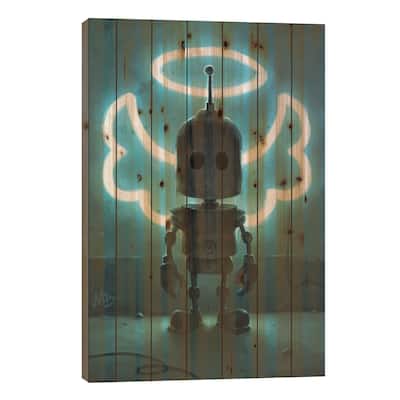 Divinity Print On Wood by Matt Dixon - Multi-Color