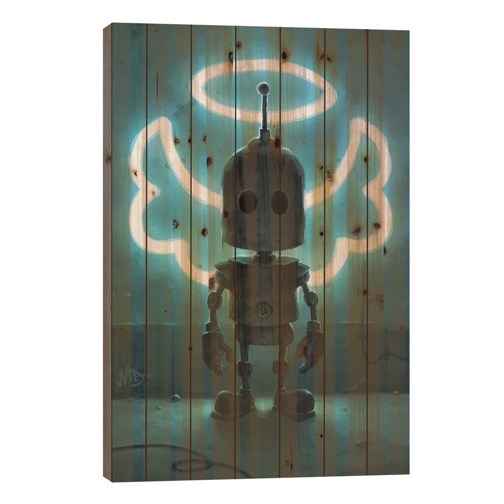 Divinity Print On Wood by Matt Dixon - Multi-Color