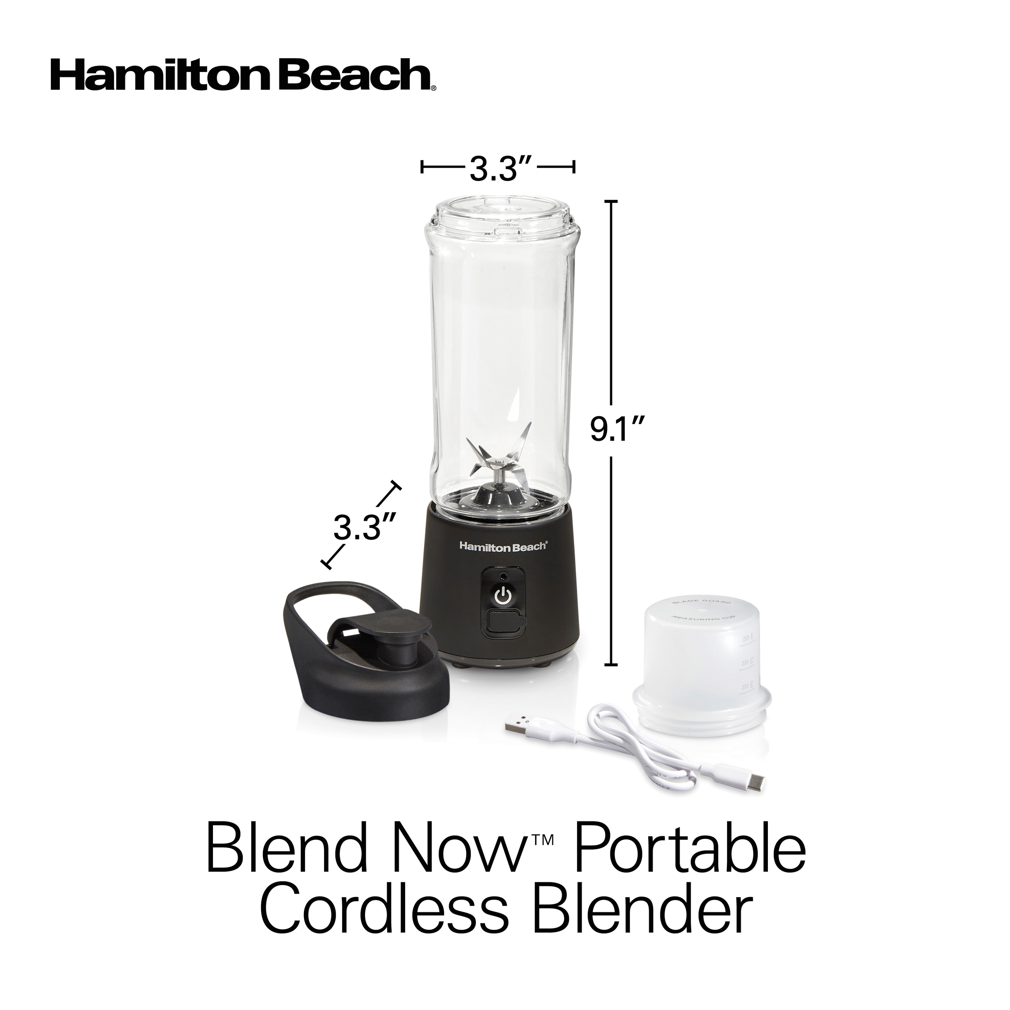 Hamilton Beach Blend Now Portable Cordless Blender - Bed Bath & Beyond -  36506849