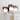 12" Tripner White Finish and Stained Wood Pendant Ceiling Lamp with Opaque Globes