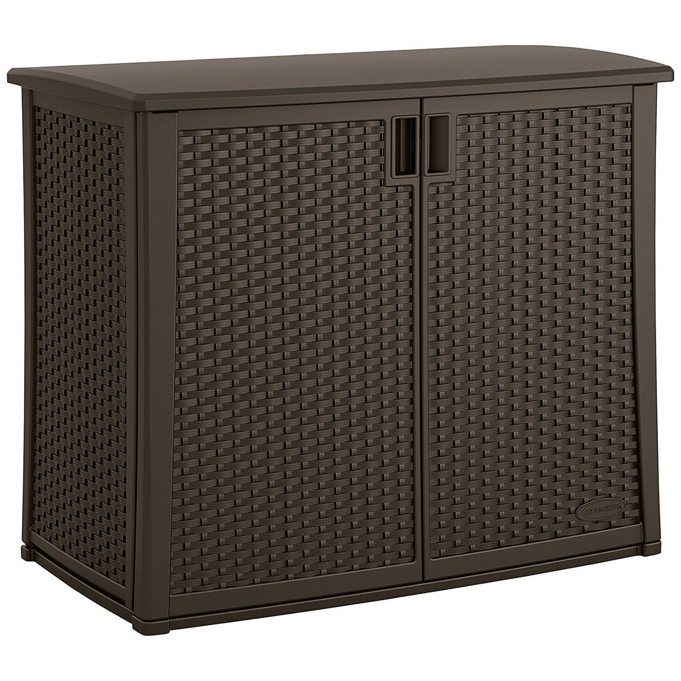 Shop Suncast Wicker Outdoor Cabinet Free Shipping Today