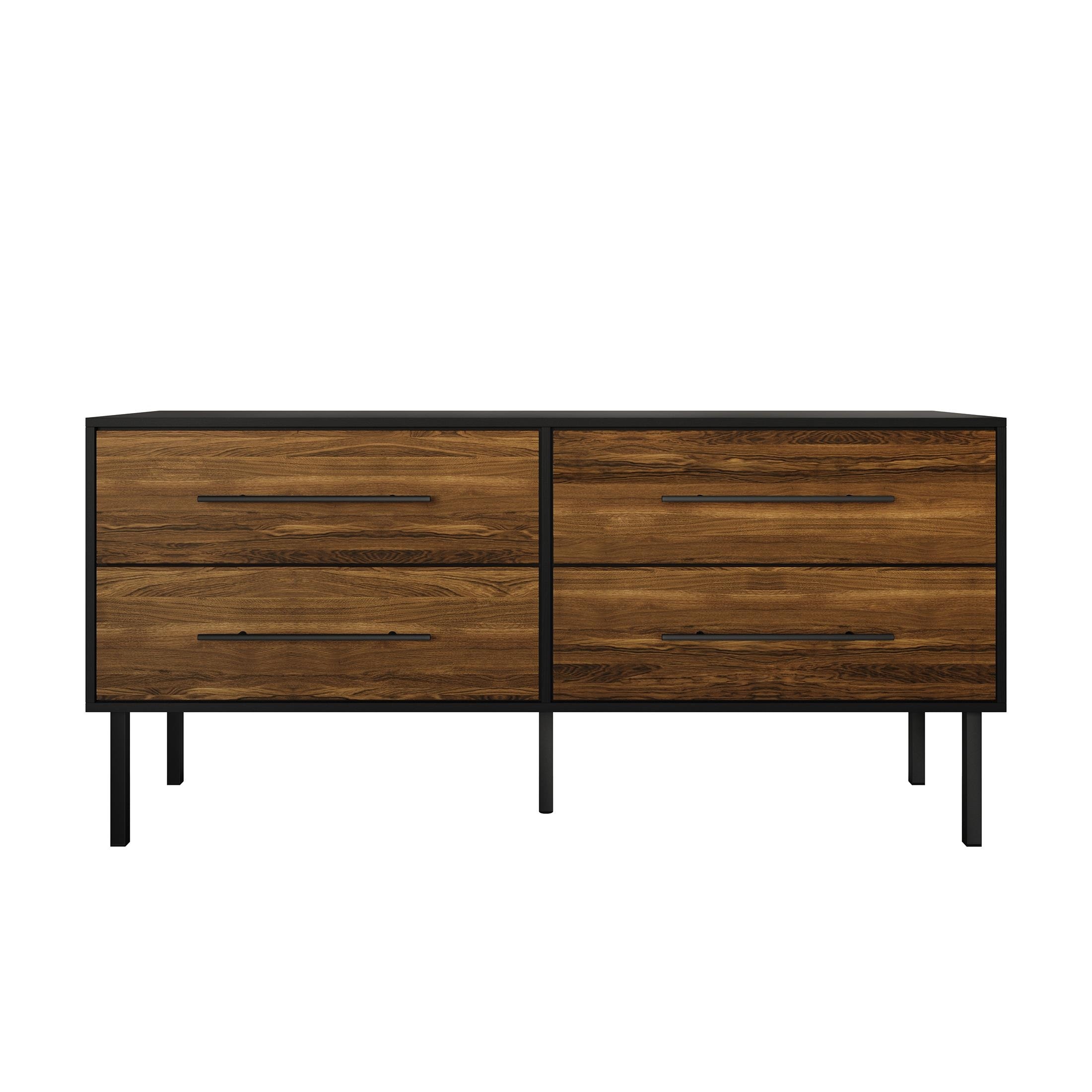 CraftPorch Transitional 4-Drawers Wooden Dresser