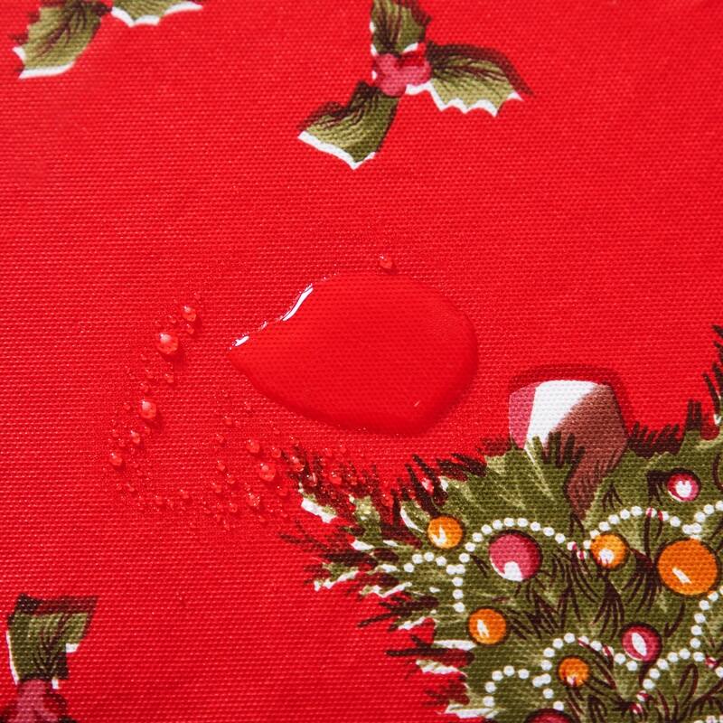 Ray Star Happy Christmas tablecloth 60in