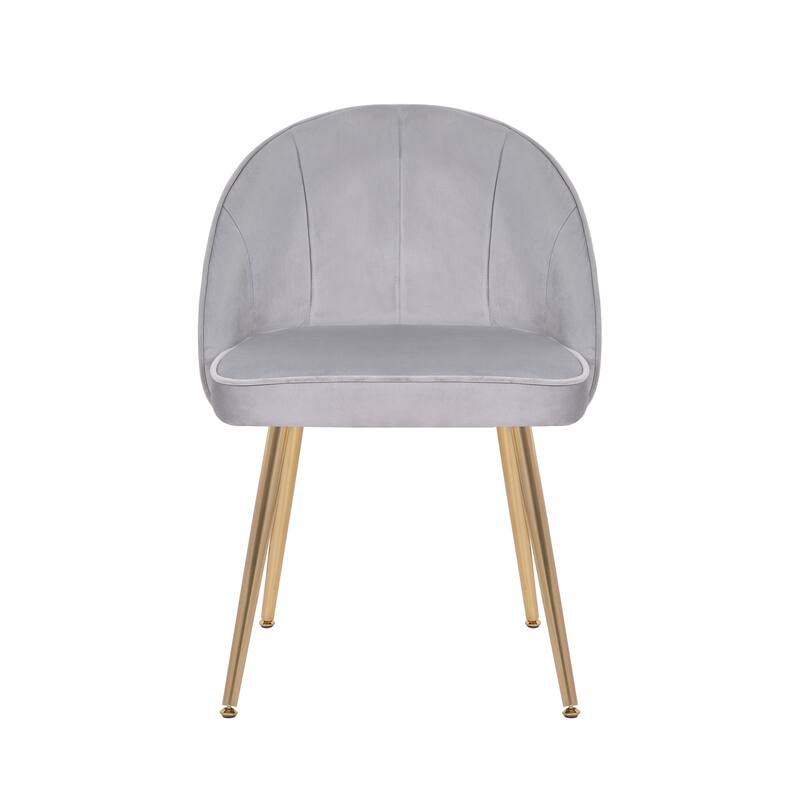Porthos Home Daija Velvet Dining Chairs with Gold Legs