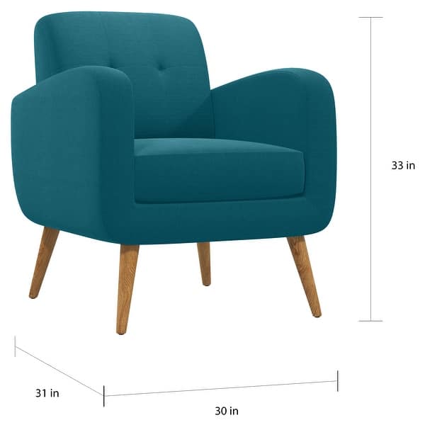 Carson Carrington Klaipeda Midcentury Modern Arm Chair Bed Bath