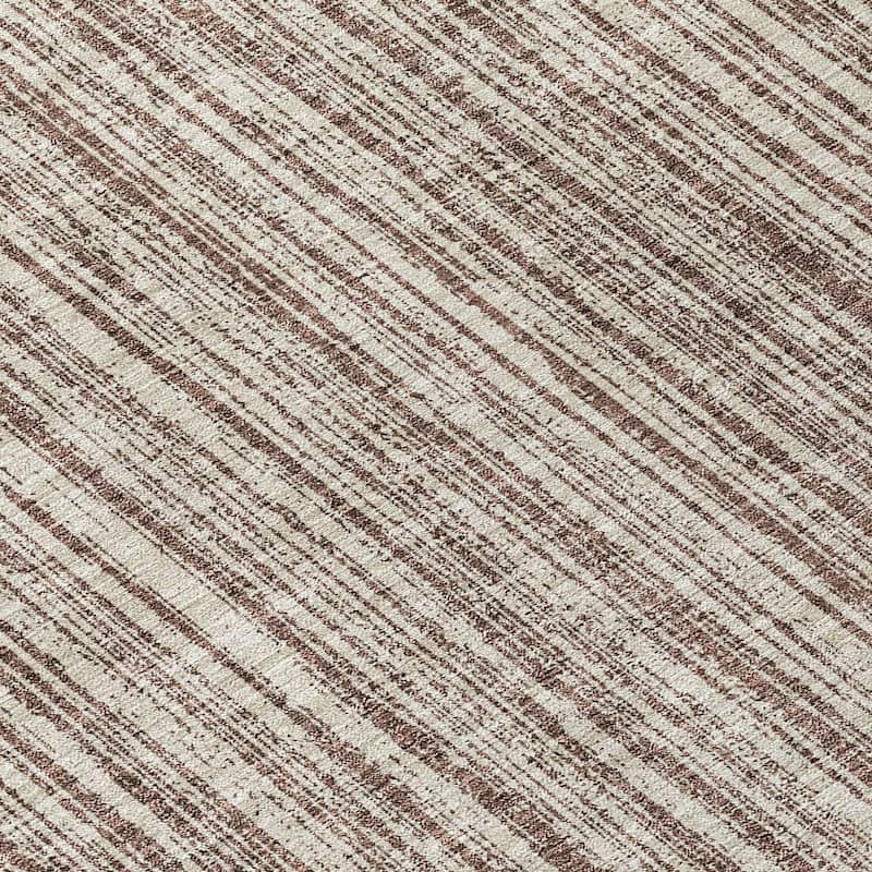 Machine Washable Indoor/ Outdoor Chantille Contemporary Stripes Rug