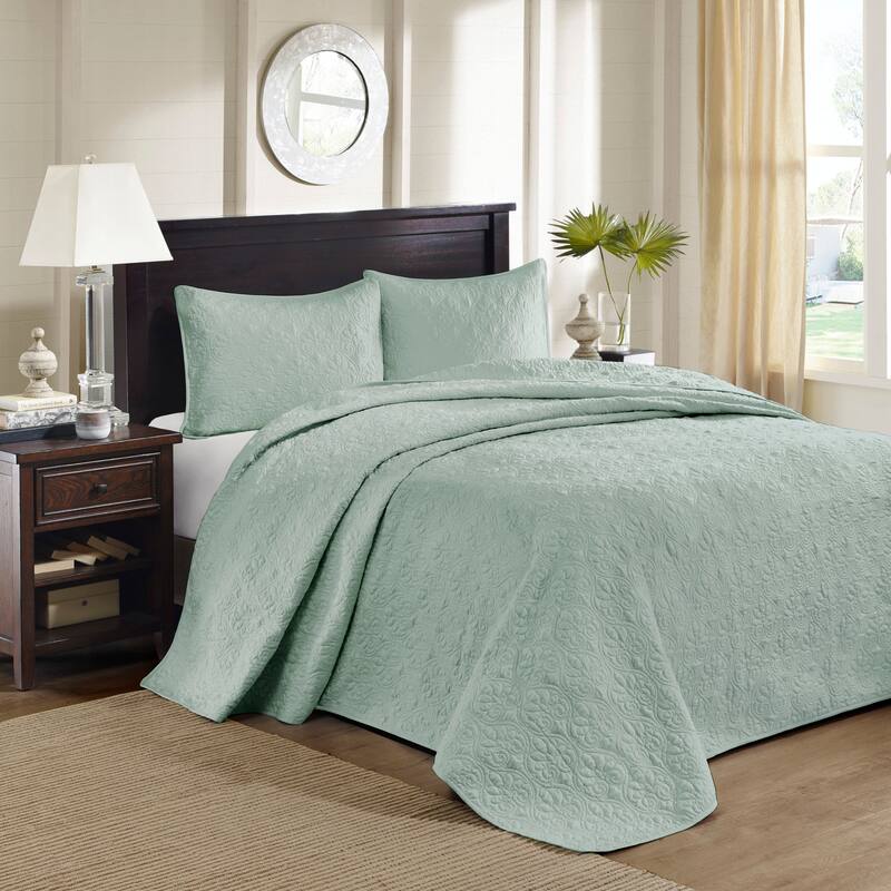 Madison Park Mansfield Reversible Bedspread Set