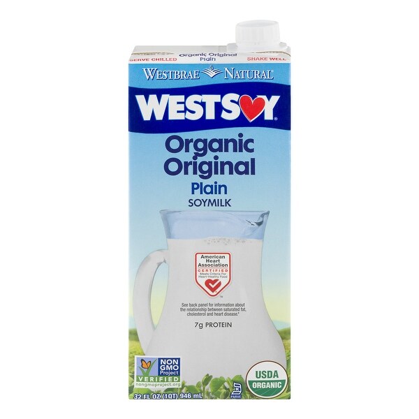 Westsoy Soy Milk - Original - Case of 12 - 32 Fl oz.