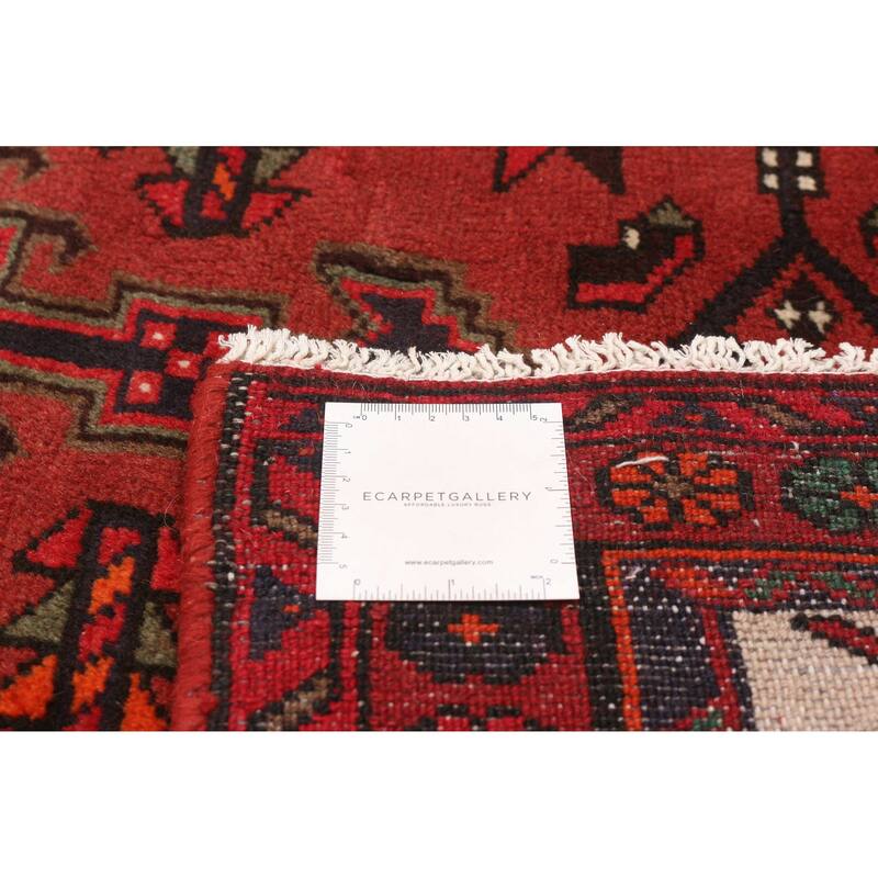 ECARPETGALLERY Hand-knotted Konya Red Wool Rug - 3'3 x 5'0