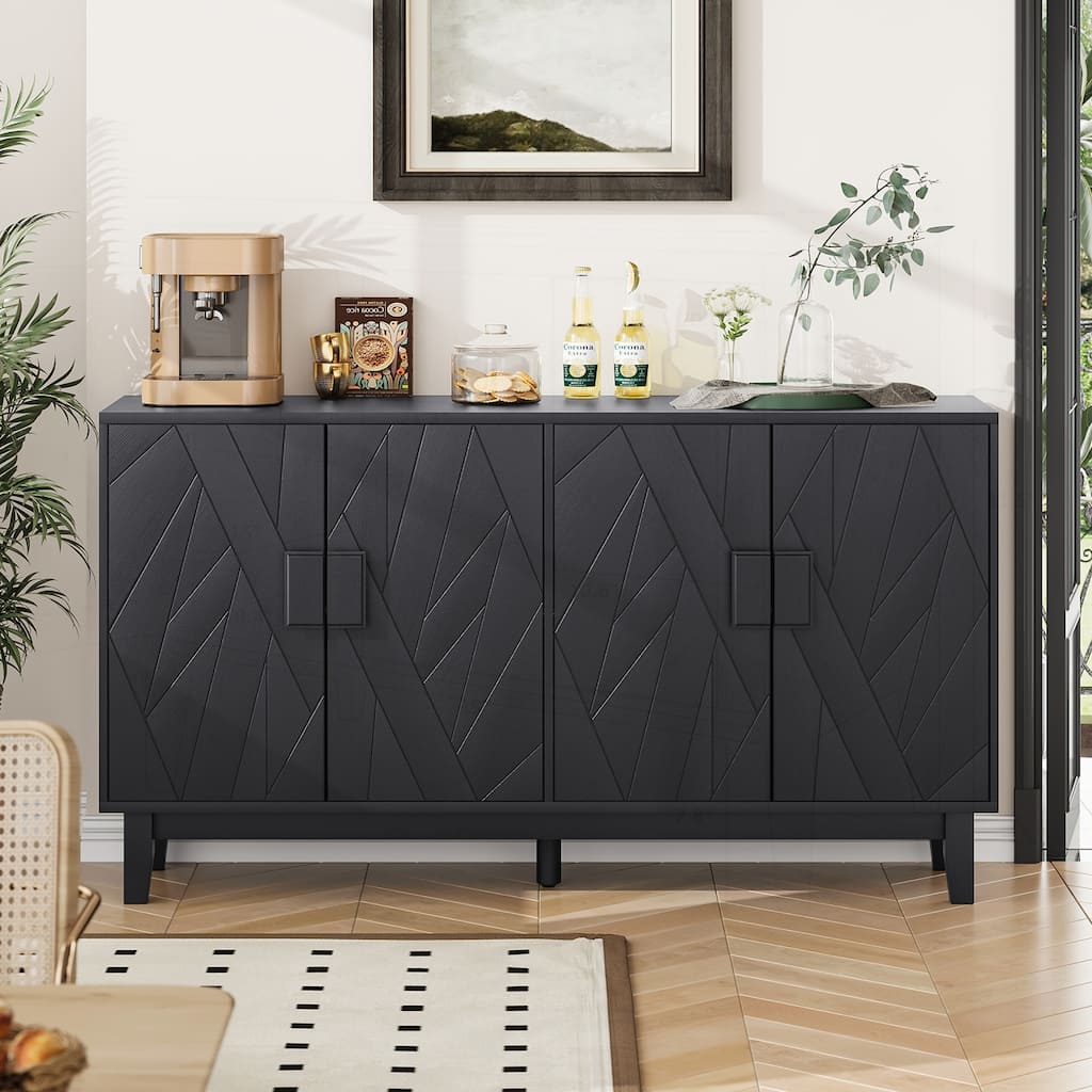 Versatile Modern Buffet Cabinet with Stylish Design