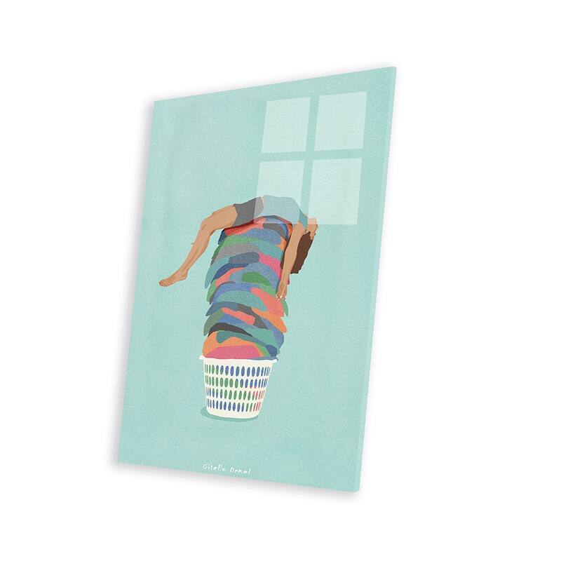 Laundry Day Print On Acrylic Glass by Giselle Dekel Bed Bath & Beyond