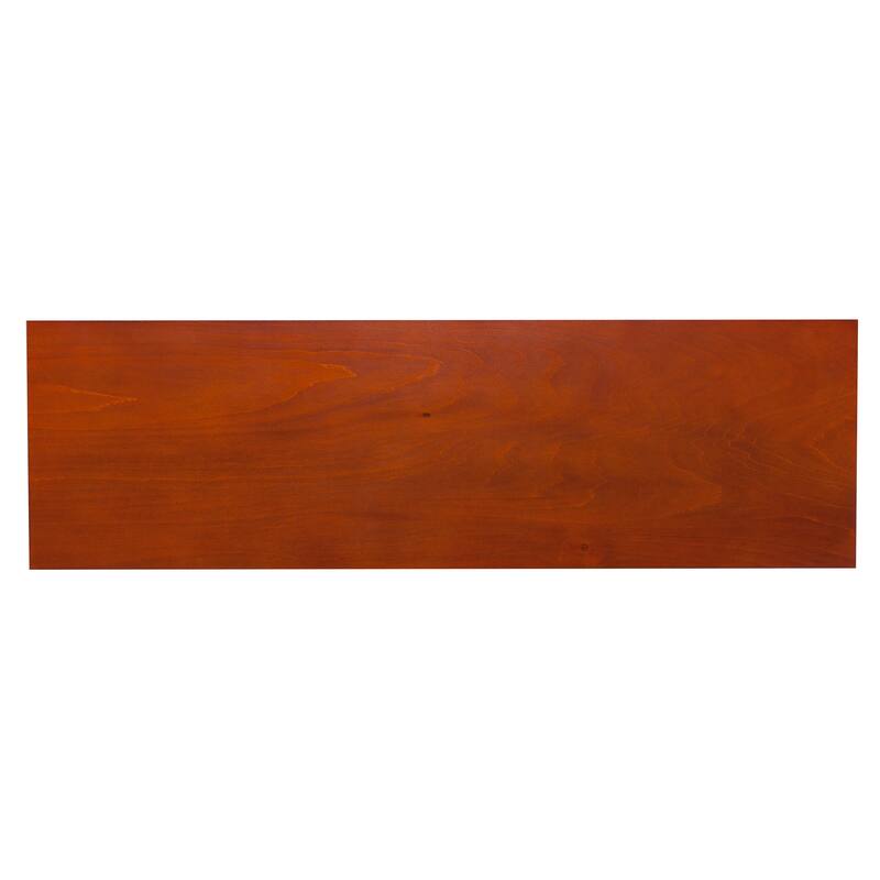 SEI Furniture Taber Mahogany Electric Fireplace