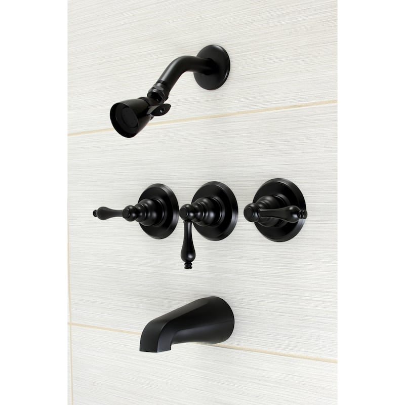Magellan Three-Handle Tub and Shower Faucet