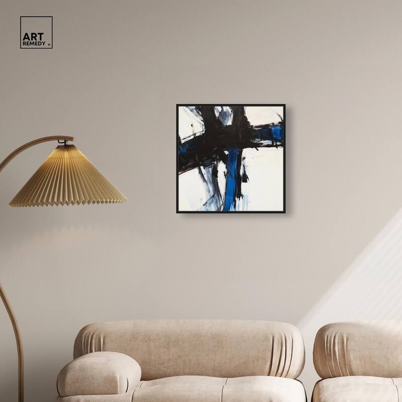 Blue Streak I Canvas by Art Remedy