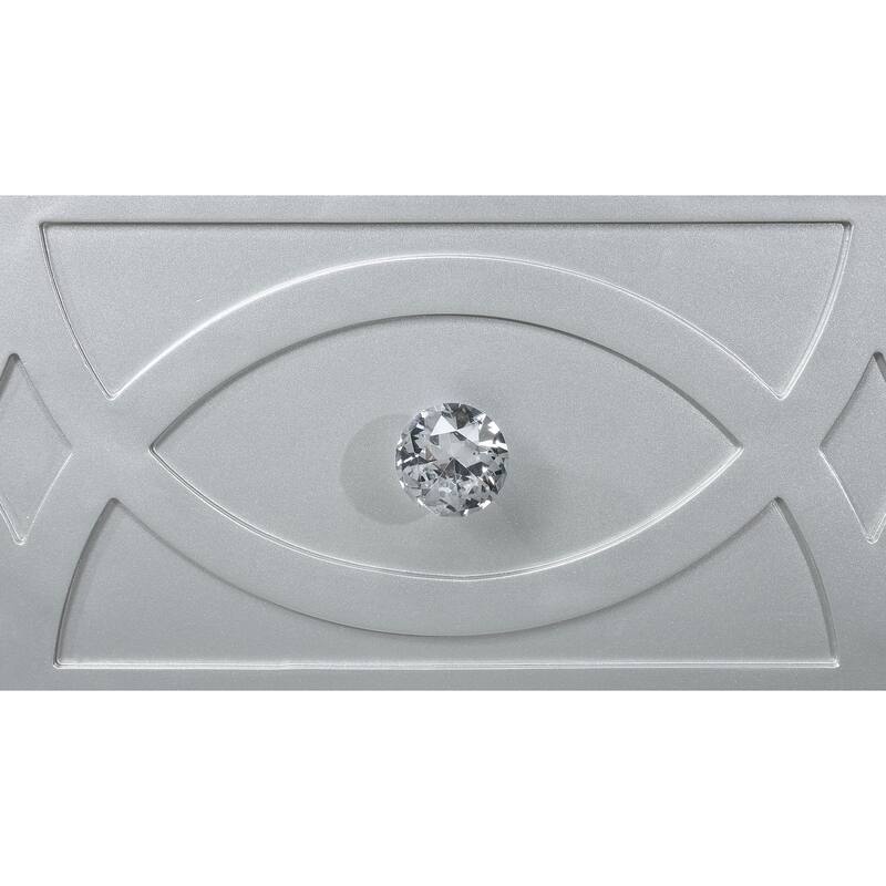 Gunnison 6-drawer Dresser Silver Metallic