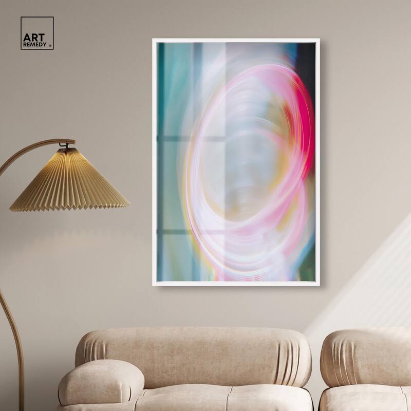 Swirling Light III Shadowbox by Art Remedy
