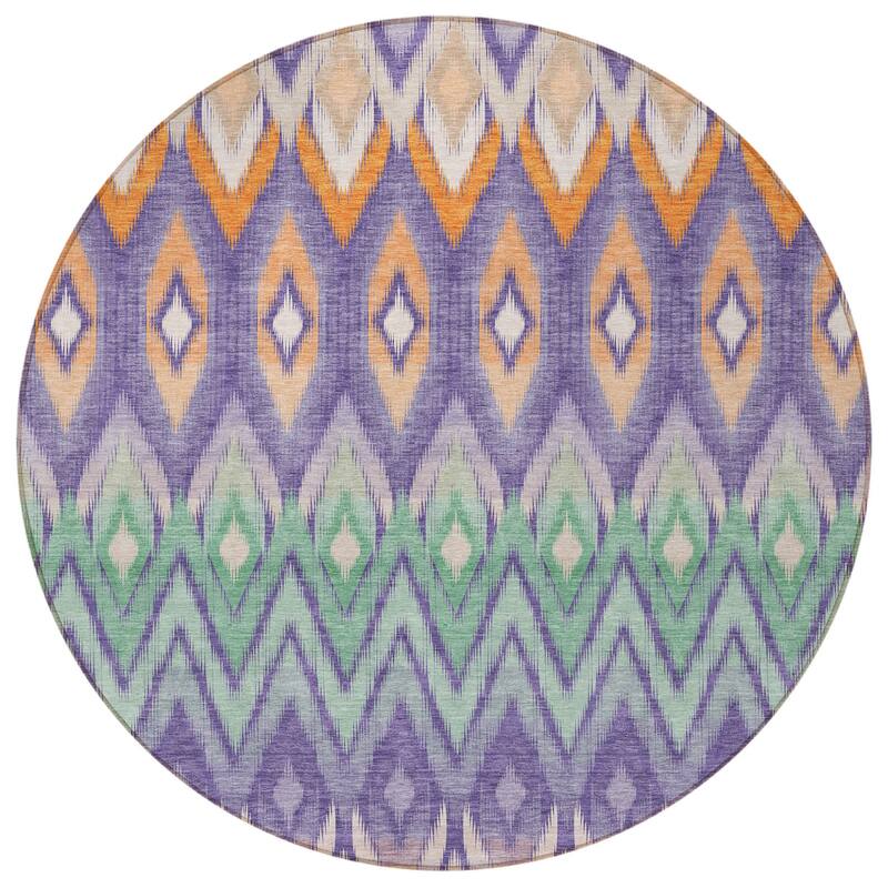 HomeRoots Southwestern Transitional Rectangle Outdoor Rug