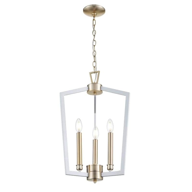 Lizabeth Pendant Light Matte White/Modern Gold - 16 - Matte White/Modern Gold