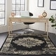 preview thumbnail 17 of 135, Nourison Grafix Distressed Vintage Medallion Area Rug 3' 9" x 5' 9" - Black