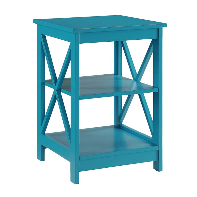 Convenience Concepts Oxford End Table with Shelves