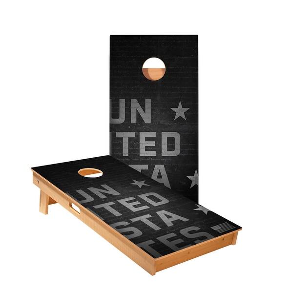 slide 2 of 5, United States Constitution Cornhole Boards NO Bags - Add Board Lights