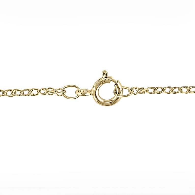 3/4ct Diamond Round Solitaire Necklace Yellow Gold Pendant Lab Grown