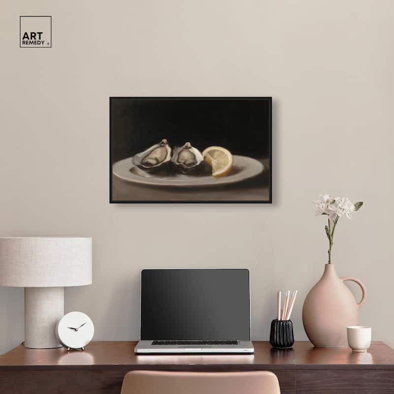 Manet's Oysters Canvas by Art Remedy