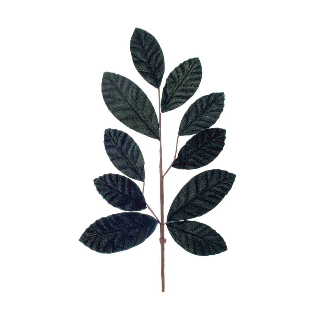 Forest Green Leaf Spray (Set of 6) - N/A