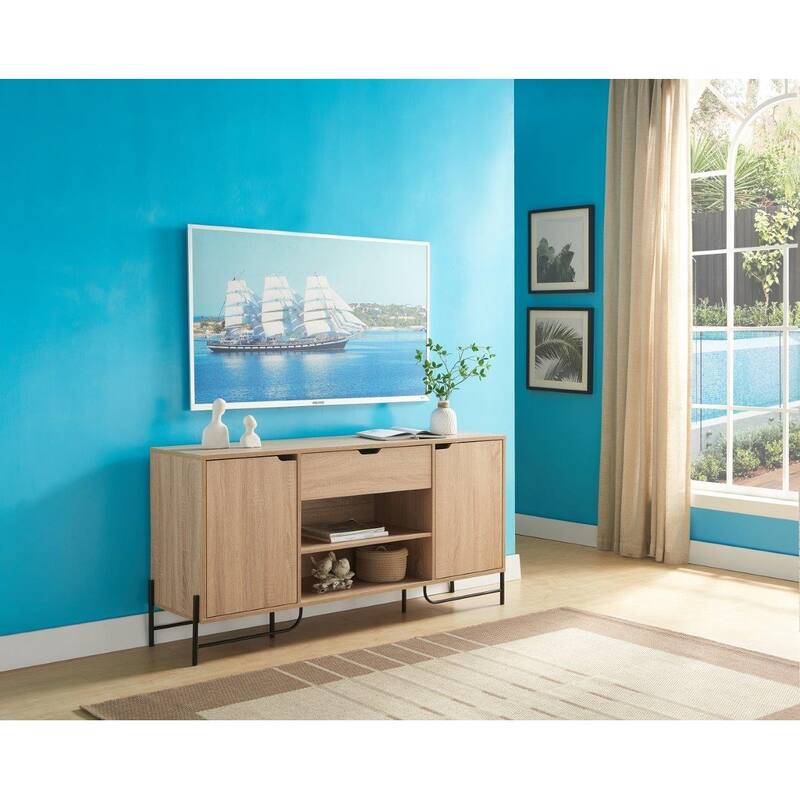 Office Desk, Computer Desk with Hidden Storage Shelve, Drawer and USB/Power Outlet in Red Cocoa - Antique White