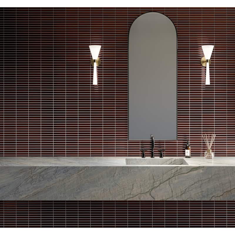 Daltile Artefino Vintage 1 x 6 Pencil Mosaic (10 PC Per SQFT) (9.60 SQFT Per Carton)