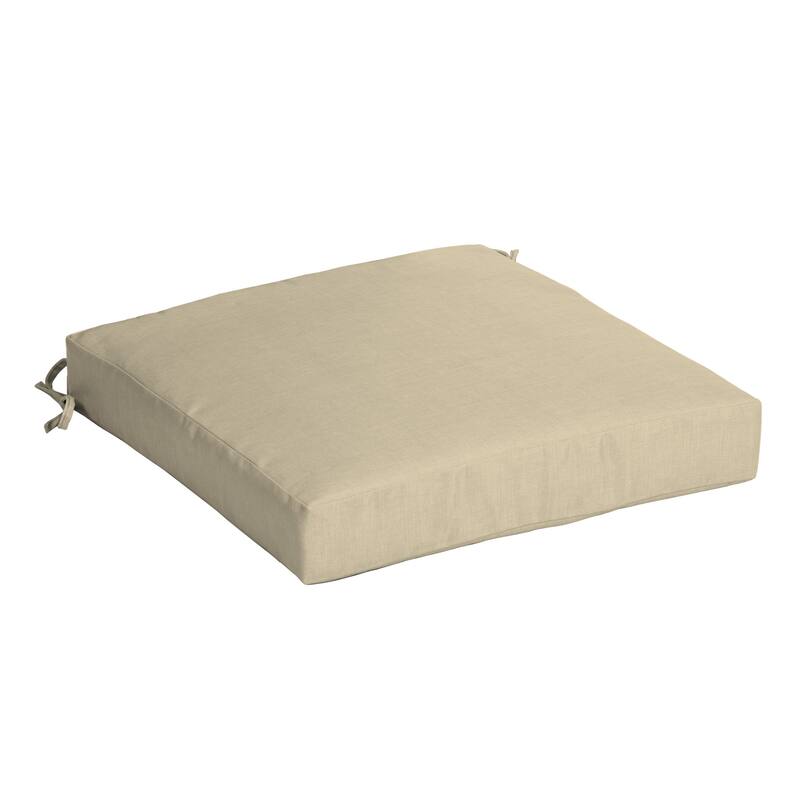 ARDEN Leala Texture Outdoor 19 x 19 in. Seat Cushion - Taupe Leala Texture