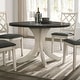 preview thumbnail 2 of 5, Furniture of America Joyfair White Solid Wood 5-piece Dining Table Set