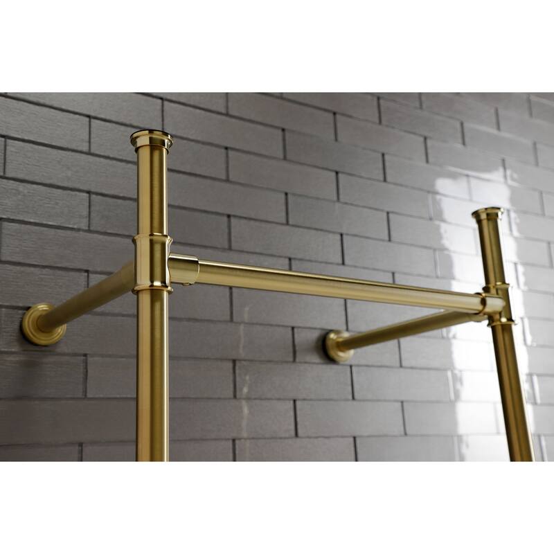 Kingston Brass Fauceture Stainless Steel Console Sink Legs